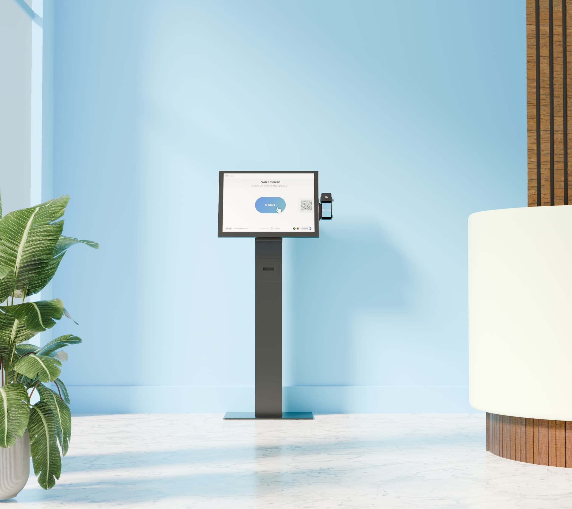 CARELABS self-service check-in kiosk
